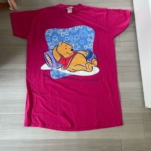 Vintage pink Disney Winnie the Pooh shirt Disney xl